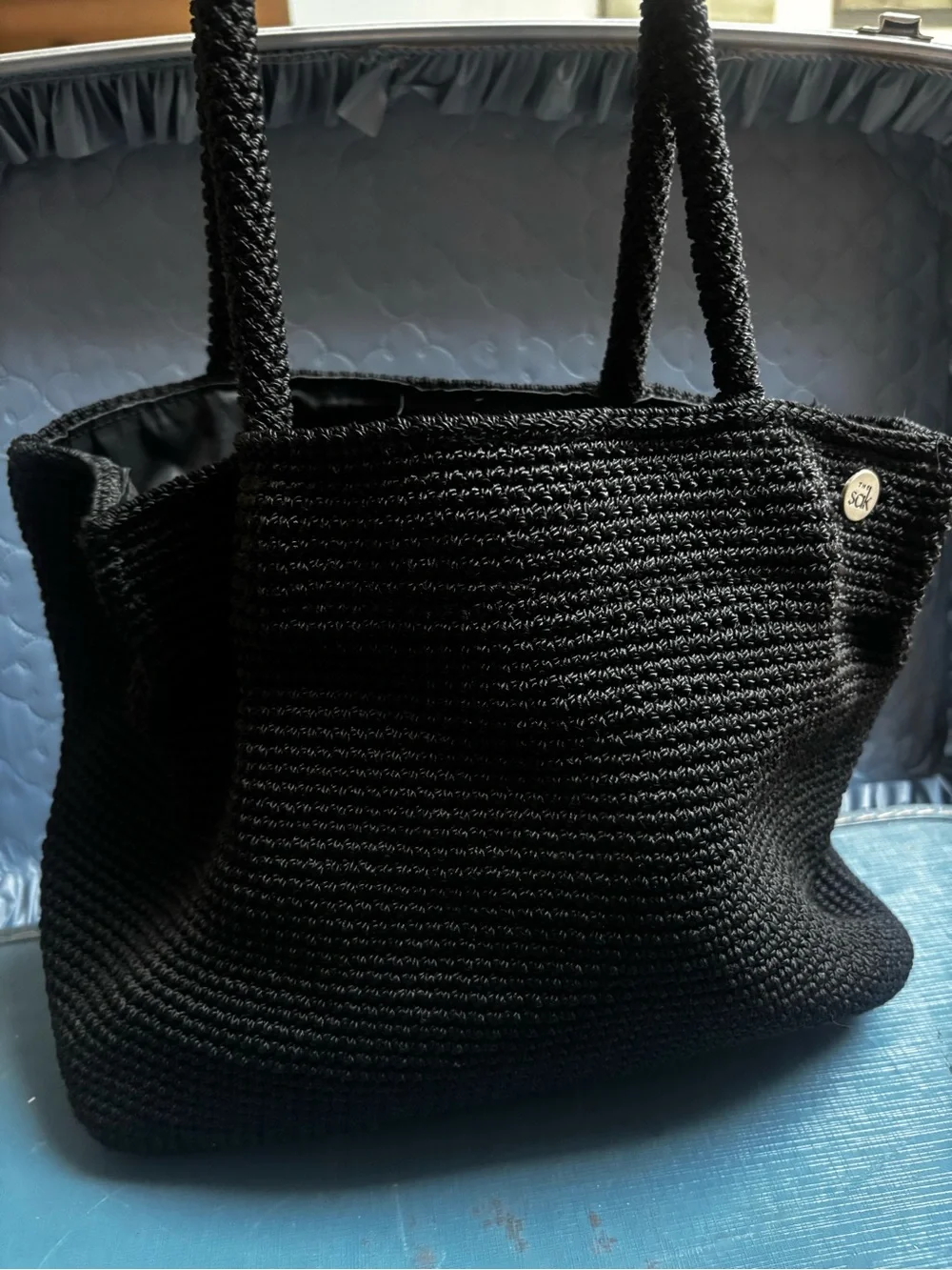 The Sak vintage crochet bag